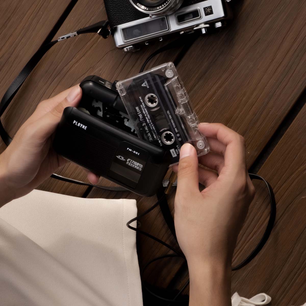PLAYME Cassette Player + Blank Tape Bundle