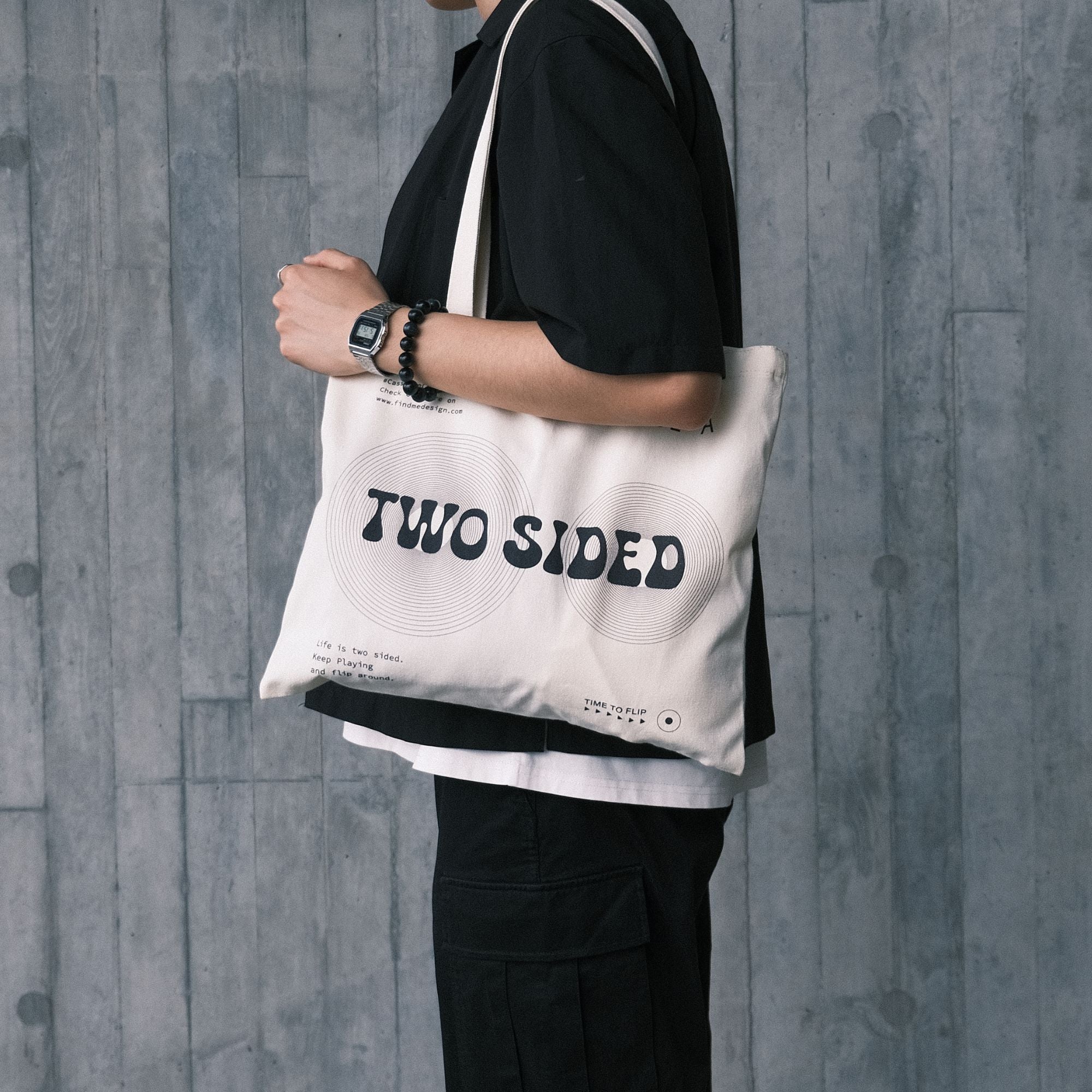 TWO SIDED | Tote Bag