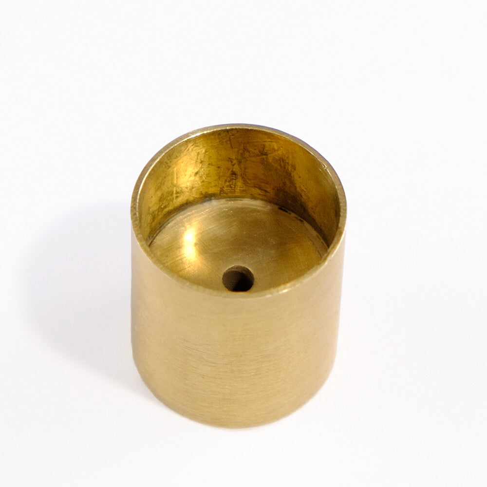 Portable Brass Incense Case & Stand (L, 15cm Height)