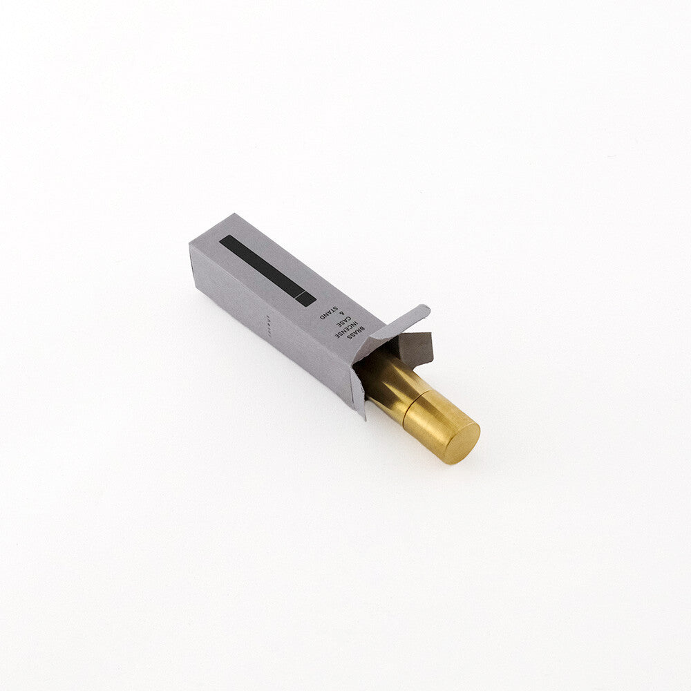 携帯用真鍮製お香立て（S、高さ8.5cm）