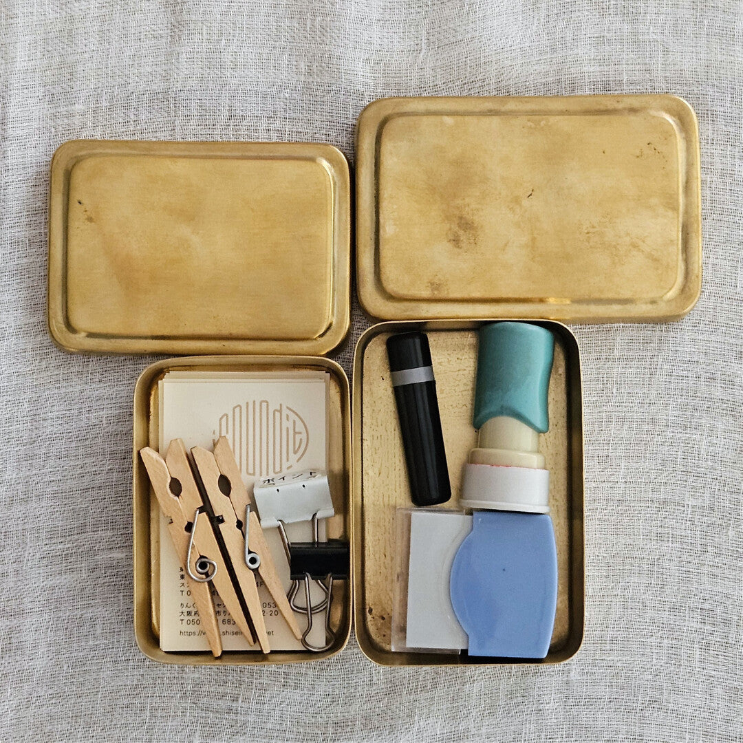 Multiuse Brass Incense / Palo Santo Case (L)