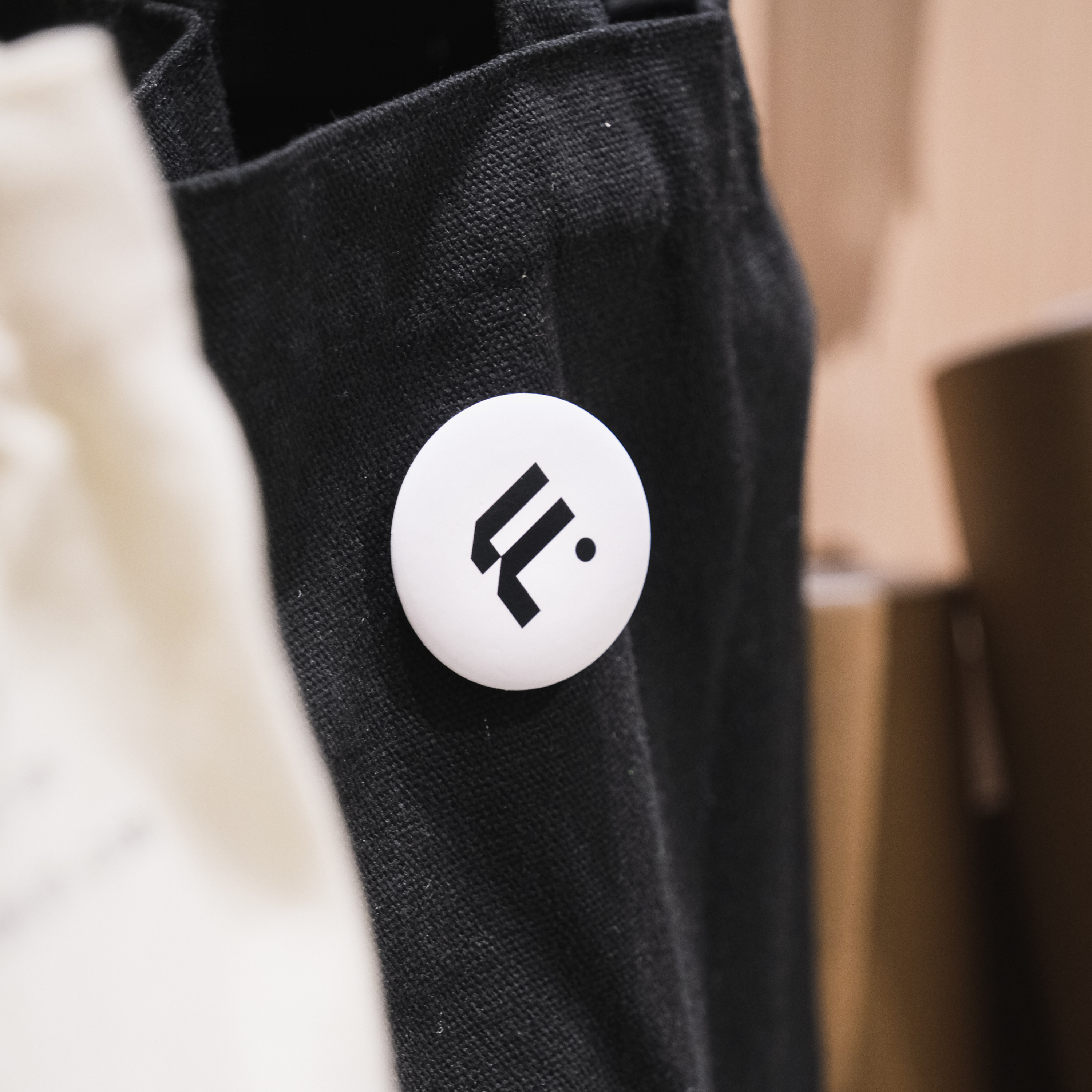 FINDME Logo Badge (White)