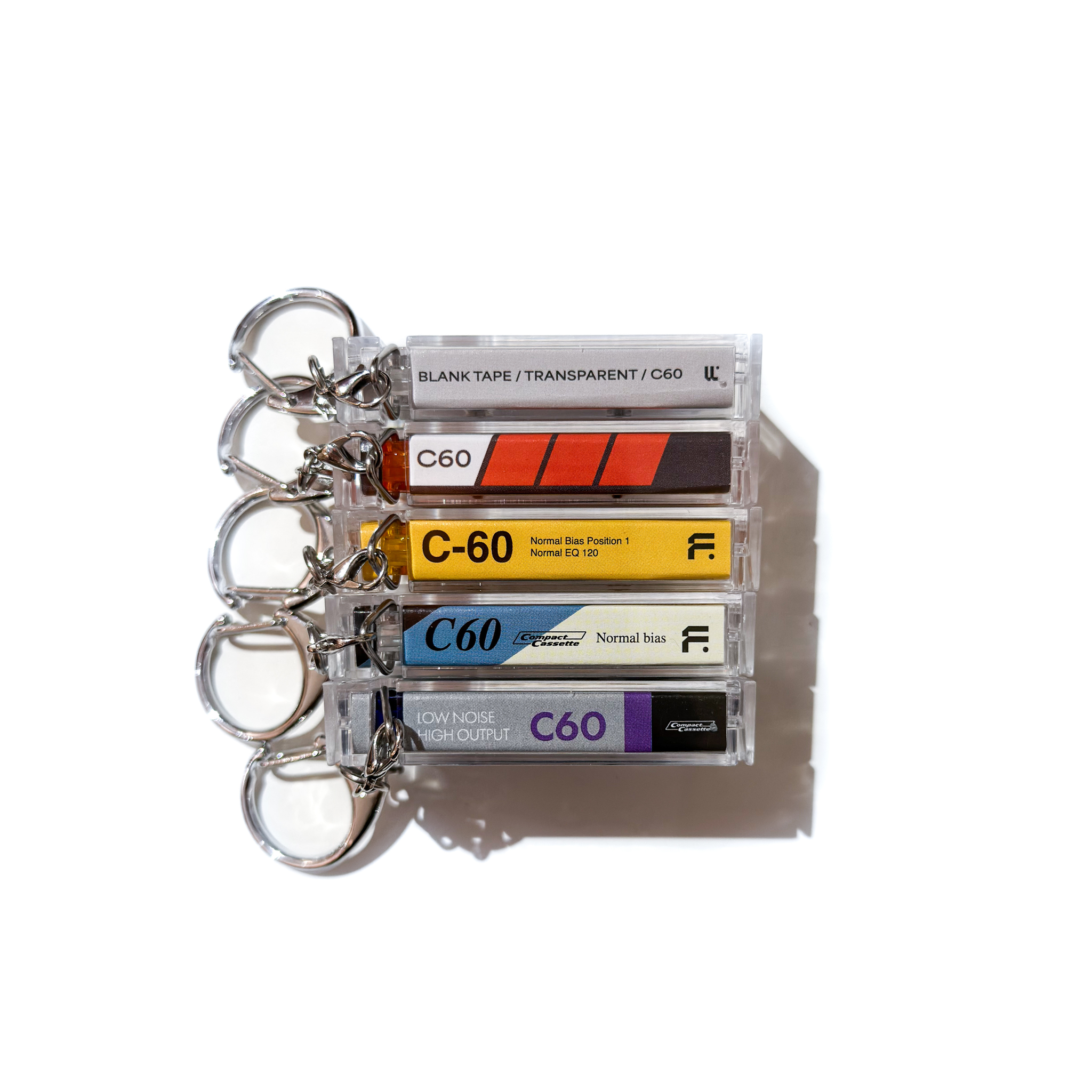 FINDME Mini Cassette Keychain