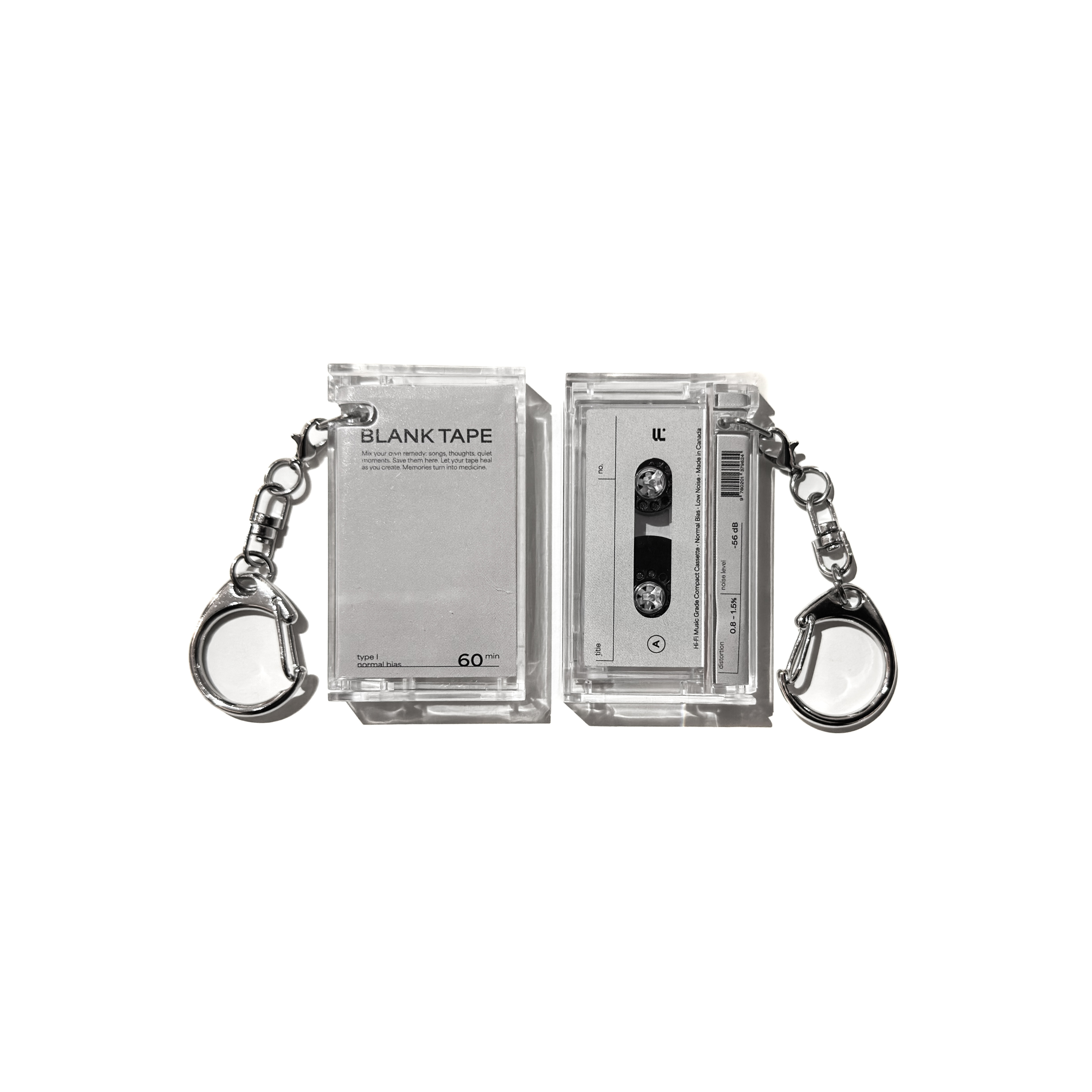 FINDME Mini Cassette Keychain