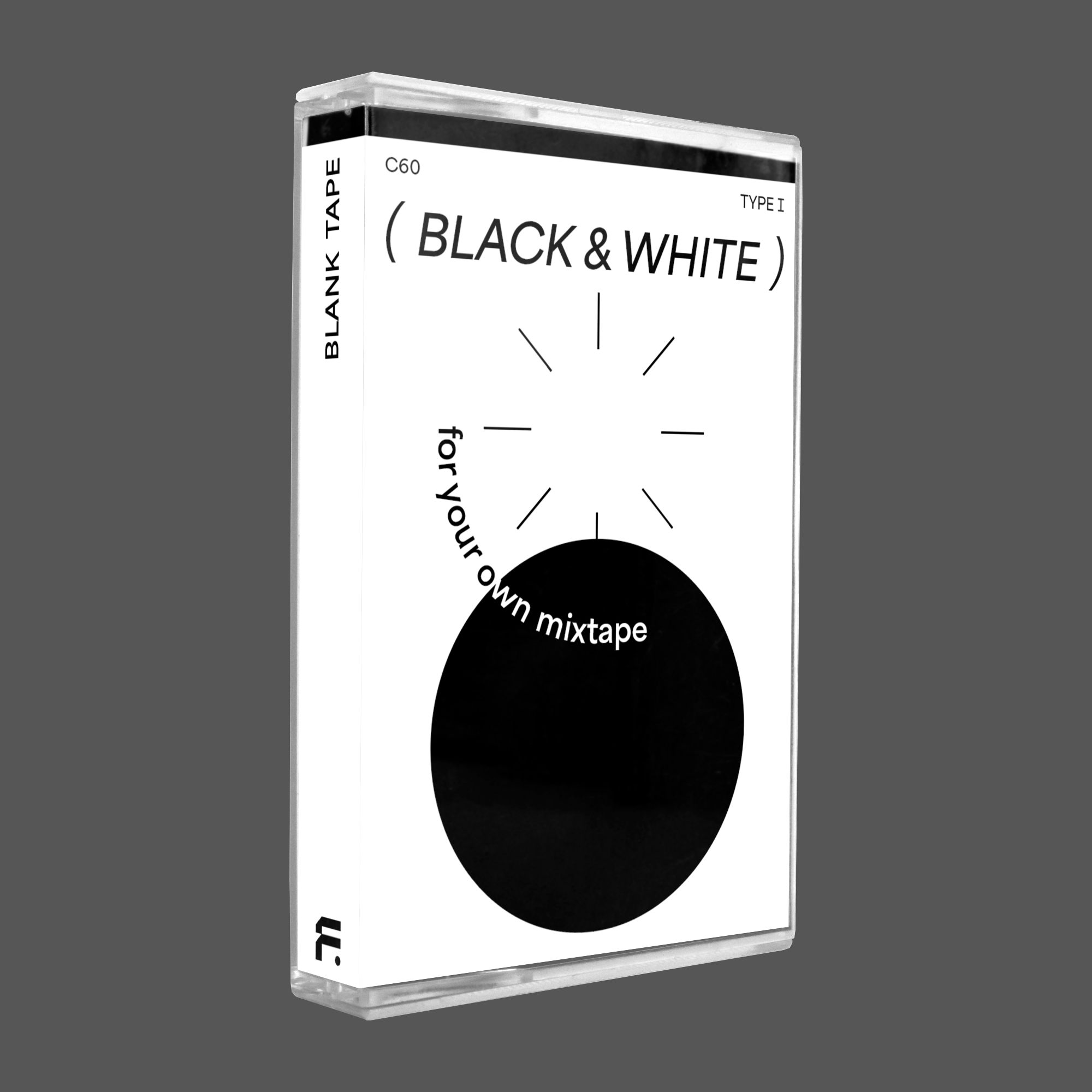 空白錄音帶 | 黑白色 | 60 分鐘
