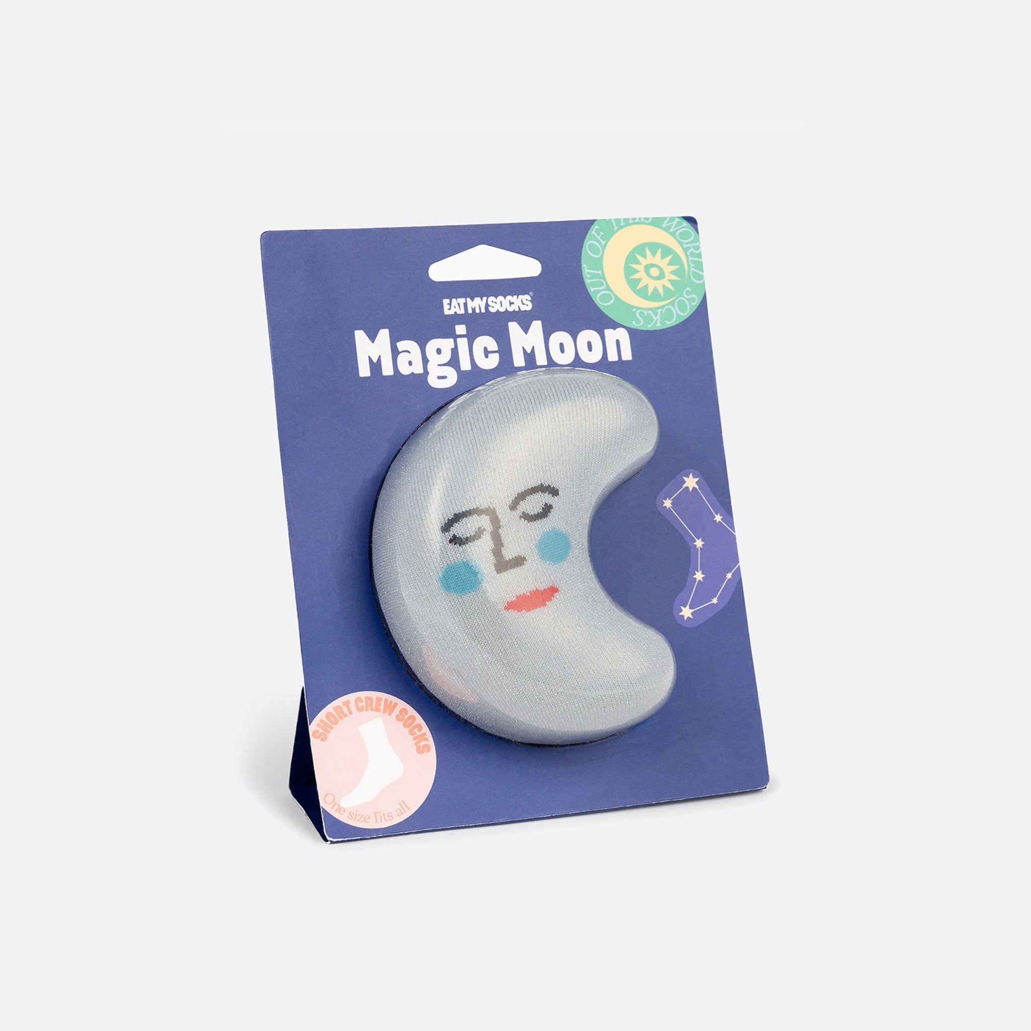 Eat My Socks | Magic Moon | Short Crew Socks