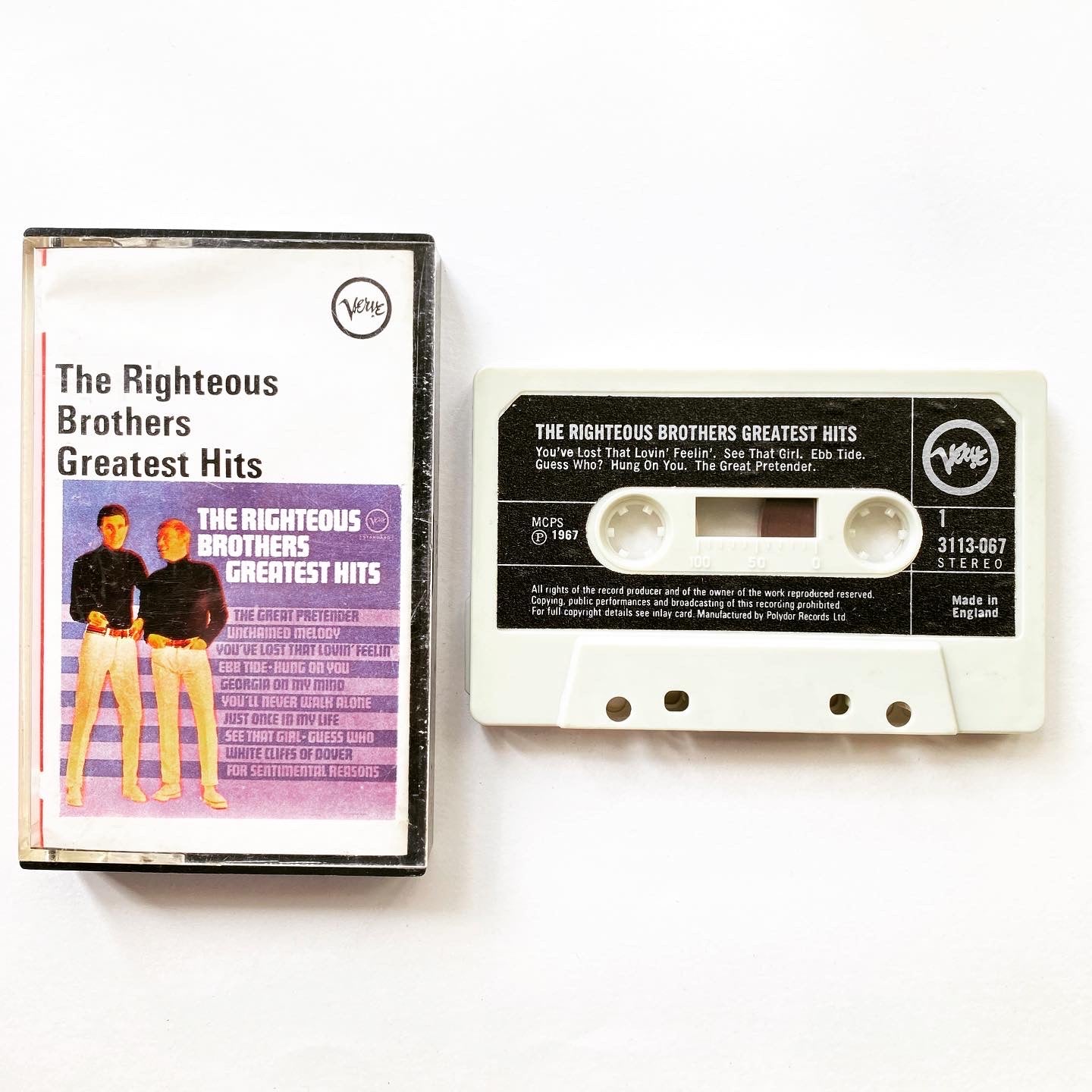 The Righteous Brothers ‎- The Righteous Brothers Greatest Hits